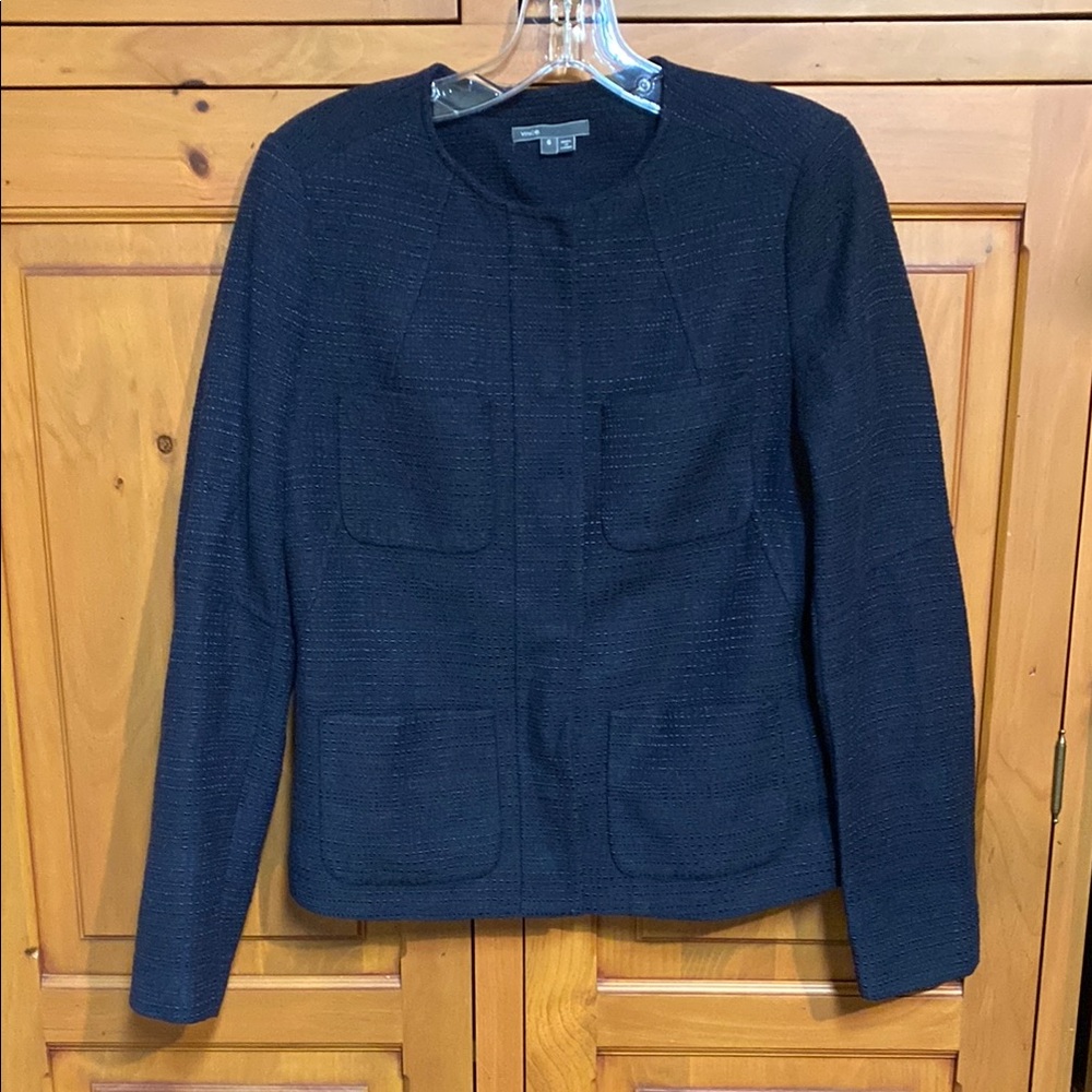 Vince Blue Blazer Tailored Lightweight Design